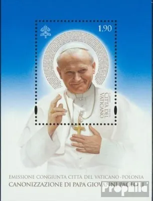 Produktbild von Briefmarken Vatikanstadt 2014 Mi Block44 (kompl.Ausg.) postfrisch Johannes Paul