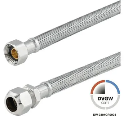 Produktbild von veporit Flexschlauch 3/8 IG x 12 mm x 500 mm DVGW "