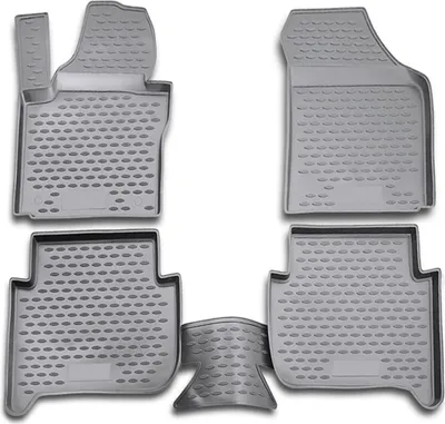 Zdjęcie produktu dla 2003-2015 VW Touran dywaniki podłogowe TPE szare 4 szt