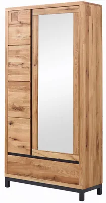 Produktbild von MASSIVMOEBEL24.DE Garderobe Wildeiche 103x40x205 natur geölt VILLANDERS #130
