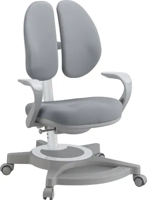 Immagine prodotto di Sedia da tavolo per bambini 'Partille' imbottita e regolabile 99 x 55 x 76 cm Grigio