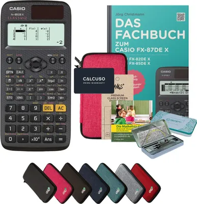 Produktbild von CALCUSO Streberpaket Pink mit Taschenrechner Casio FX-85DE X