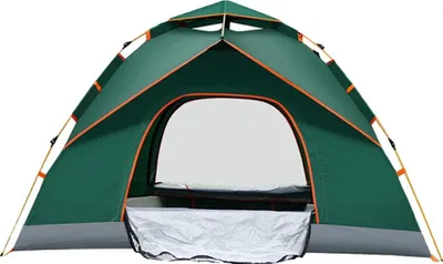 Produktbild von Campingzelt, wasserdichtes Design, schnelle Montage, Grün