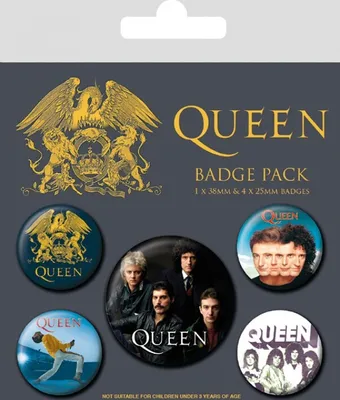 Produktbild von Queen Button Pack - Classic (15 x 10 cm)