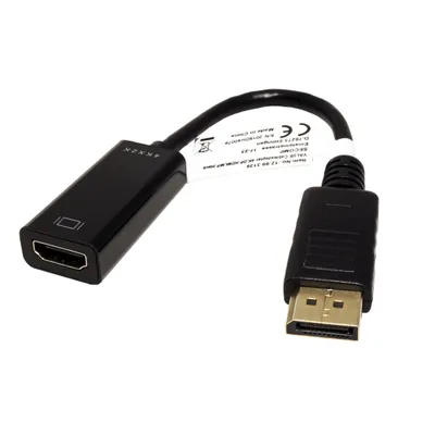 Obrázek produktu pro VALUE 12.99.3139, 0,15 m, DisplayPort, HDMI Typ A (standardní), Samec, Samice, Zlato