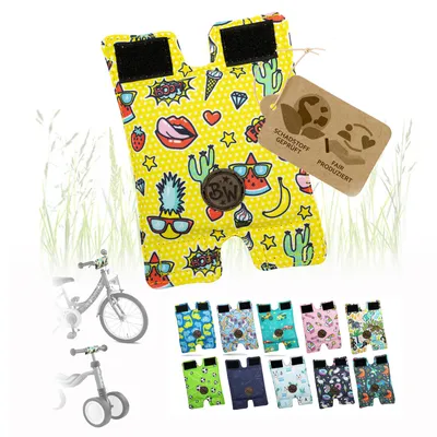 Produktbild von BambinIWelt Lenkerpolster, Lenkerschutz für Roller, Scooter, Fahrrad, Laufrad, Dreirad, für Puky Modelle, Modell 18 groß