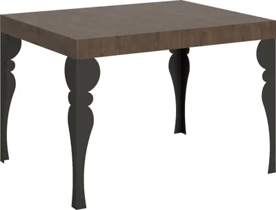 Immagine prodotto di ITAMOBY - Tavolo allungabile 120/204x80 cm Paxon noce gambe antracite