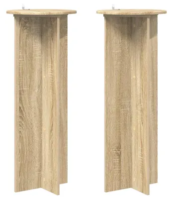Obrázek produktu pro Stojan na rostliny 2 pcs Dub sonoma Ø40 x 100 cm