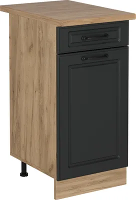 Produktbild von Küchenunterschrank Vicco R-Line Anthrazit Landhaus 40 cm , AP Eiche, Model 53431