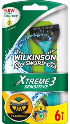Image de Wilkinson Sword Xtreme 3 Sensitive Rasoir confort à 3 lames