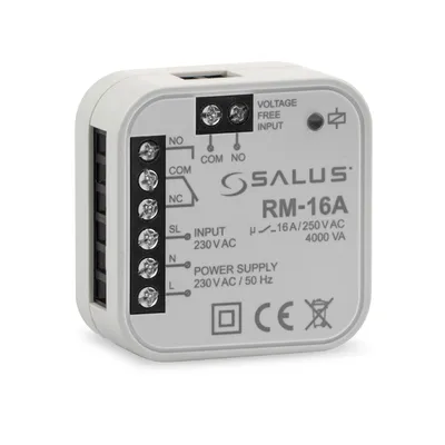 Produktbild von Salus Unterputzrelais, 16A, 230V, potentialfreier Kontakt, RM-16A, 1 Stk.