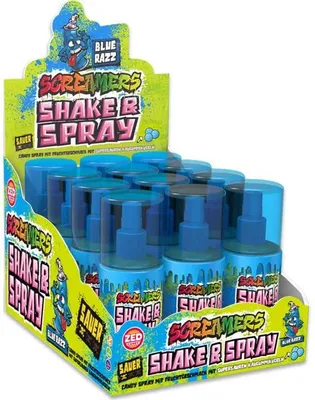 Produktbild von Screamers Shake & Spray Blue Razz Sauer 12x70ml