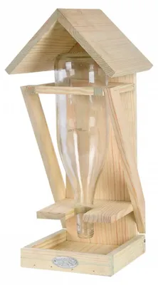 Zdjęcie produktu dla Esschert Design butelka do karmienia stacja do karmienia stacja do karmienia domek z drewna (bez butelki)