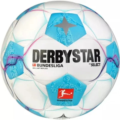 Produktbild von Select - "Derbystar Bundesliga Brillant Replica V24" Fußball PP4520 (5) (Weiß/Blau)