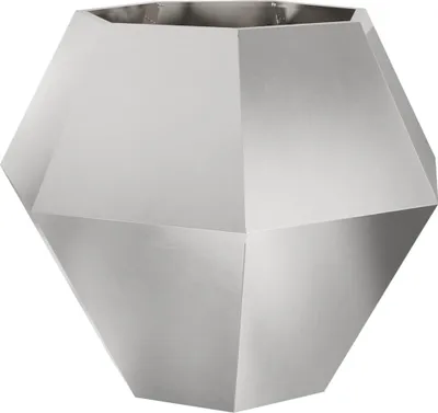 Produktbild von vidaXL Pflanzkübel Silber 100 x 100 x 80 cm Edelstahl