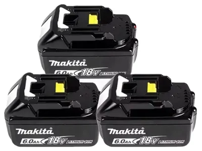 Productafbeelding van Oplaadbare batterij, 18V, 6000mAh capaciteit, 3 stuks van 6.0Ah, 18V