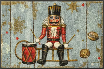 Produktbild von wash+dry Schmutzfangmatte Nut Drummer - 50 x 75 cm