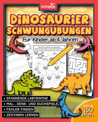 Produktbild von Dinosaurier Schwungübungen ab 4 Jahren