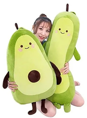 Produktbild von Avocado-Plüschtier – Grüner Kuscheltier, 85 cm