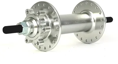 Produktbild von Extra breite Vorderradnabe für Scheibenbremse silber