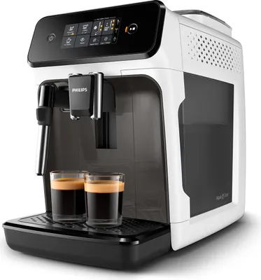 Obrázok produktu pre Philips 1200 series EP1223/00, Espresso kávovar, 1,8 L, Kávové zrná, Mletá káva, Vstavaný mlynček, 1500 W, Biela