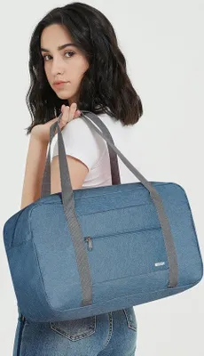 Produktbild von Famanu Reisetasche Faltbar - 40x20x25cm, Leicht und Wasserfest