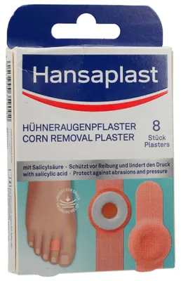 Produktbild von Hansapl.Hühneraug.-Pflast.Strips 8S