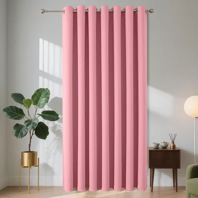 Immagine prodotto di Tende oscuranti, 1 pezzo, tenda per porta, opaca, tenda per porta con passanti, protezione termica contro il freddo, protezione dal calore