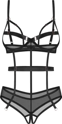 Obrázok produktu pre Obsessive - Freedom Euridia Crotchless Body - Black