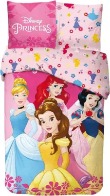 Produktbild von Disney Princess Bettbezug 140x200cm, 65x65 cm