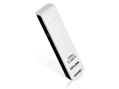 Obrázok produktu pre TP-Link TL-WN821N, Bezdrôtový, USB, WLAN, Wi-Fi 4 (802.11n), 300 Mbit/s, Čierna, Biela