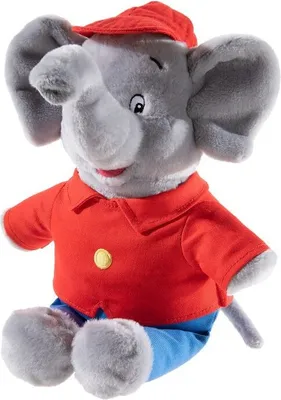 Produktbild von Benjamin Blümchen als Kuscheltier ca. 30 cm mit Soundchip Törööö!