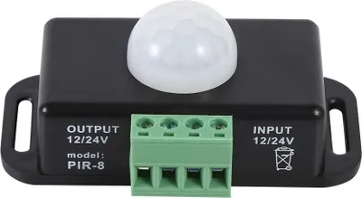 Image de Interrupteur détecteur de mouvement infrarouge PIR DC 12V/24V pour bande lumineuse LED