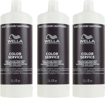 Produktbild von Wella Color Service 3 x 1000 ml Haarkur Set Farbnachbehandlung