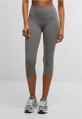 Obrázek produktu pro Dámské leginy Urban Classics Ladies Capri Leggings senior grey - XL