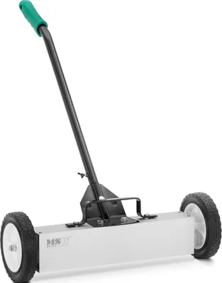 Zdjęcie produktu dla Expondo MSW Miotła magnetyczna – 73–100 cm Teleskopowa rączka – 45 cm – magnes ferrytowy