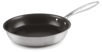 Bratpfanne Triply 20 cm, antihaftbeschichtet, Edelstahl, schwarz