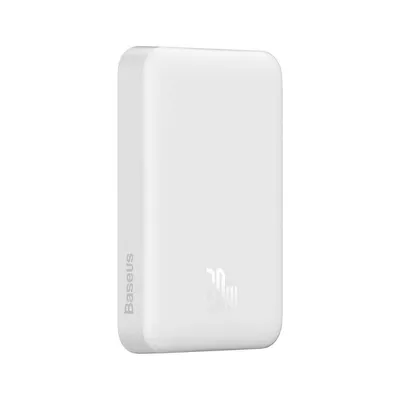 Zdjęcie produktu dla Baseus Magnetic Mini, 10000 mAh, Bezprzewodowe ładowanie, 20 W, Biały
