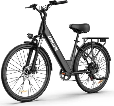 Obrázek produktu pro Elektrokolo URLIFE E26 - Motor 250W Baterie 48V10.4Ah 26palcové pneumatiky Kotoučové brzdy - Černé