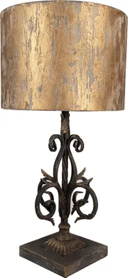 Obrázok produktu pre Stolová lampa Clayre & Eef Ø 36x71 cm Hnedé železo