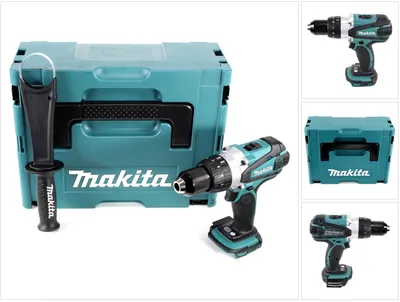 Immagine prodotto di Trapano avvitatore a batteria Makita DDF 458 ZJ 18V 91 Nm solo in Makpac senza batteria e caricabatterie