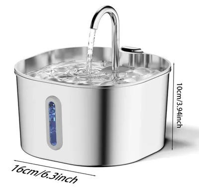 Obrázok produktu pre Automatický napájadlo pre mačky – 2,2 l – Tichá pumpa – Nabíjateľné cez USB – Plast