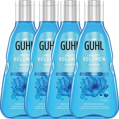 Produktbild von Guhl Langzeit Volumen Kräftigendes Shampoo mit blauer Kornblume 250ml