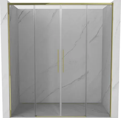 Immagine prodotto di Mexen Rox porta doccia scorrevole 190 cm, trasparente, oro - 8C2-190-002-50-00