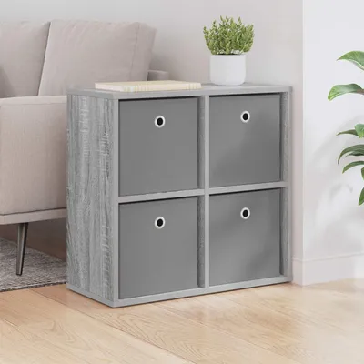 Immagine prodotto di vidaXL Credenza laterale, colore Sonoma grigio, 59,5 x 27 x 57 cm