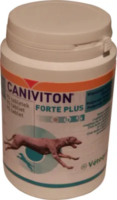 Produktbild von Vetoquinol Caniviton Forte Plus, Hund, Tablet, Hüfte & Gelenke, Adult, Flasche, 198 g