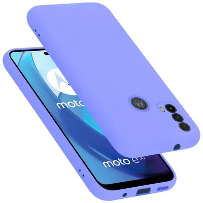 Produktbild von Cadorabo Schutzhülle für Motorola MOTO E20 / E30 / E40 Hülle in Lila Handyhülle Case Cover TPU Etui