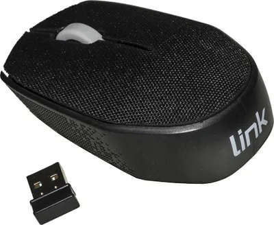 Produktbild von LINK LKMOS07, rechts, Optisch, RF Wireless, 1000 DPI, Schwarz