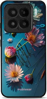 Produktbild von Handyhülle für Xiaomi 15, Mobiwear Glossy Case, Blau-Blumig
