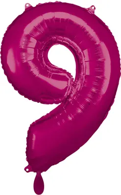 Produktbild von Amscan 9907293, Spielzeugballon, Folie, Pink, Anzahl, 86 cm, 5 Stück(e)